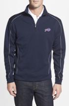 Men's Cutter & Buck Buffalo Bills - Edge Drytec Moisture Wicking Half Zip Pullover