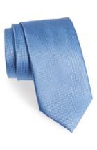 Men's Canali Neat Silk Tie, Size - Blue