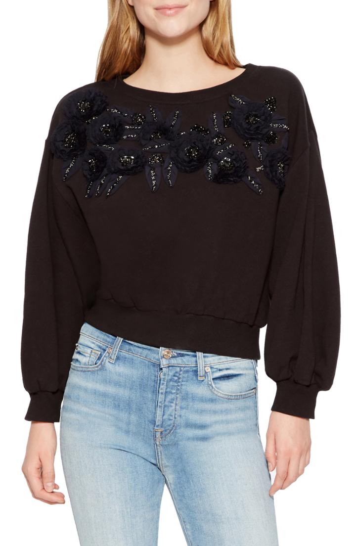 Women's Parker Lucinda Sweatshirt, Size - Black