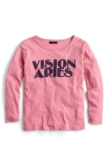 Women's J.crew Virgo Horoscope Tee, Size - Coral