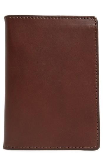 Men's Tanner Goods Leather Travel Wallet - Brown