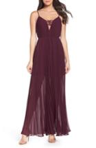 Women's Ali & Jay She Is A Regular Pleated Maxi Dress - Grey