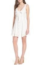 Women's Somedays Lovin Bianco Eyelet Hem Dress - White