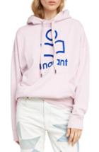 Women's Isabel Marant Etoile Mansel Logo Hooded Sweatshirt Us / 34 Fr - Pink