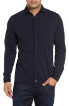 Men's Thaddeus Shively Pique Knit Sport Shirt - Blue