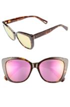 Women's Diff Ruby 54mm Polarized Sunglasses - Tortoise/ Pink