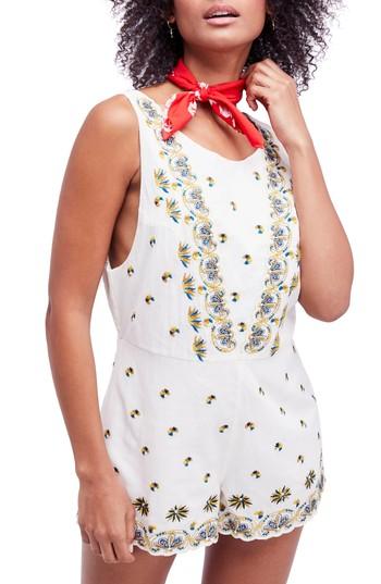 Women's Free People Margarita Romper - Ivory