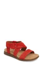 Women's Comfortiva Andria Sandal .5 M - Red