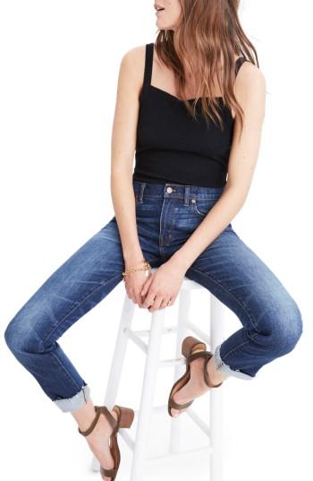 Women's Madewell Slim Boyfriend Jeans - Blue