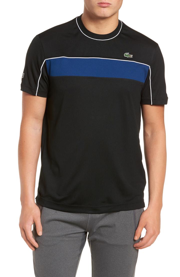 Men's Lacoste Pique T-shirt (xxl) - Black