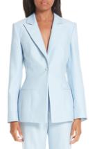 Women's Partow One-button Wool & Silk Jacket