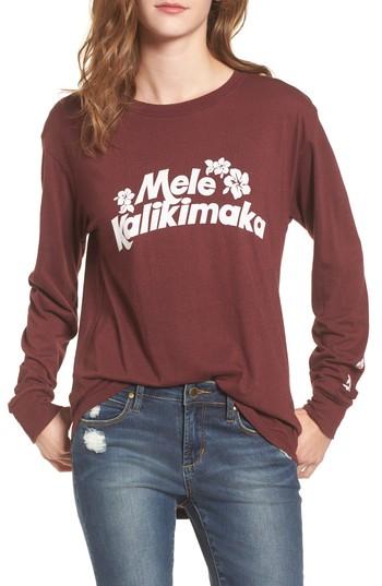 Women's Sub Urban Riot Thing To Say Camp Tee - Red