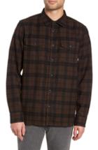Men's Vans Blackstone Flannel Shirt, Size - Brown