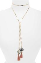Women's Mad Jewels French Kiss Lariat Necklace