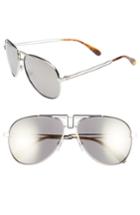 Men's Givenchy 61mm Aviator Sunglasses - Palladium