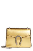 Gucci Mini Dionysus Metallic Leather Shoulder Bag -