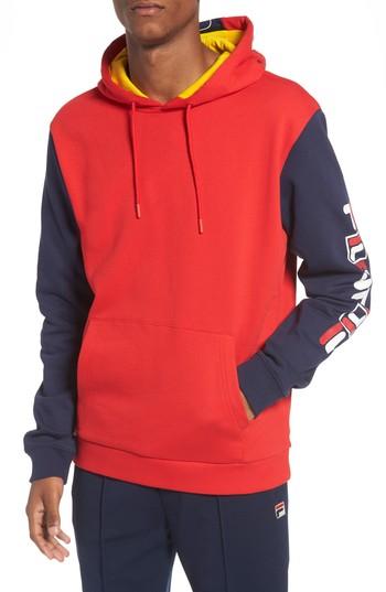 Men's Fila Jamison Hoodie - Red