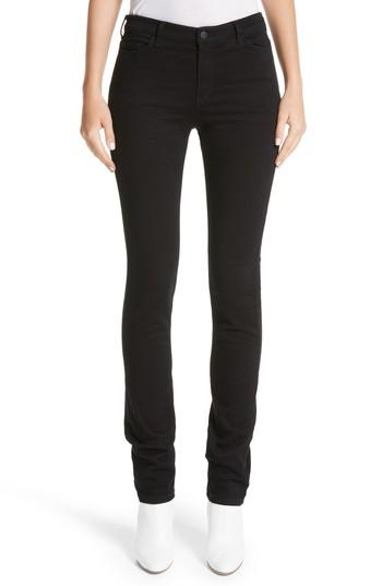Women's Armani Collezioni Straight Leg Jeans - Black