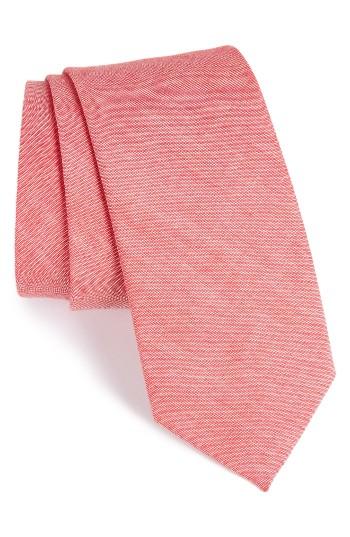 Men's The Tie Bar Classic Chambray Cotton Tie