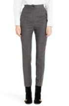 Women's Dolce & Gabbana Stretch Wool Flannel Pants Us / 42 It - Grey