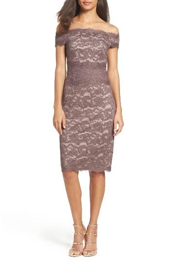 Women's Adrianna Papell Off The Shoulder Lace Dress