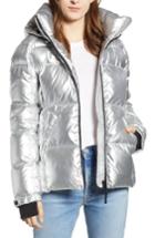 Women's S13 Kylie Metallic Quilted Jacket With Removable Hood - Metallic