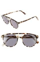 Women's D'blanc Dosed 50mm Sunglasses - Snow Leopard/ Grey