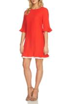 Women's Cece Kate Ruffle Dress - Red