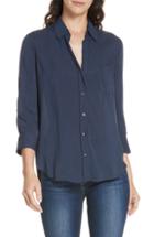 Women's Vince Camuto Flutter Cuff Hammered Satin Blouse - Red