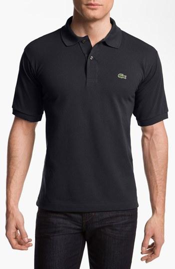 Men's Lacoste 'l1212' Pique Polo (s) - Black