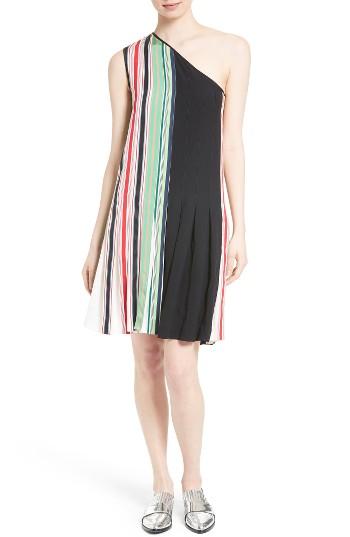 Women's Diane Von Furstenberg One-shoulder Silk Shift Dress