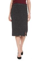 Women's Halogen Cable Knit Sweater Skirt - Grey