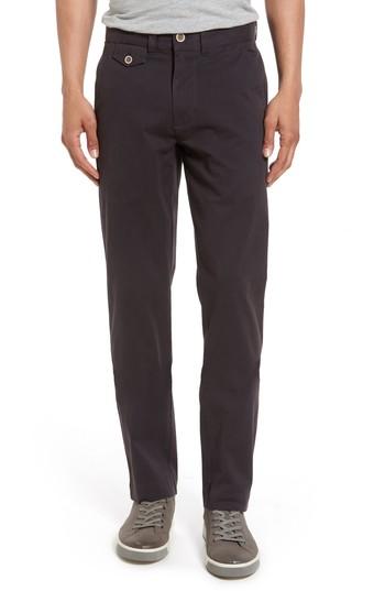 Men's Vintage 1946 Sunny Modern Fit Stretch Twill Chinos X 34 - Black