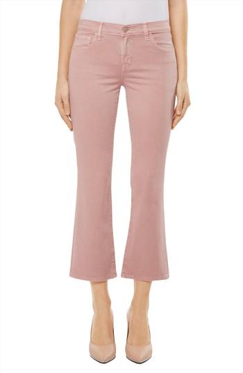 Women's J Brand Selena Crop Bootcut Jeans - Pink