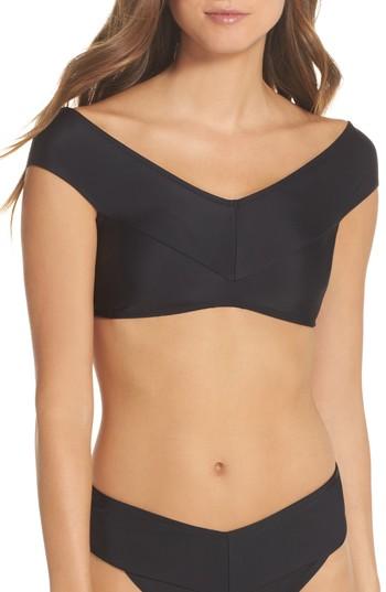 Women's Ted Baker London Off The Shoulder Wrap Bikini Top