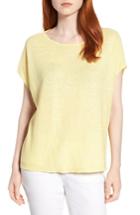 Women's Eileen Fisher High/low Poncho Top, Size - Yellow