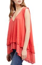 Women's Free People Peachy Tank, Size - Coral