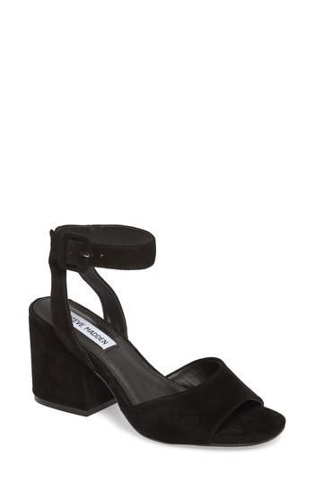 Women's Steve Madden Debbie Sandal M - Black
