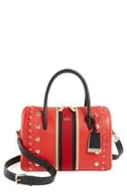Kate Spade New York Madison Stewart Street - Mega Lane Studded Leather Satchel - Red