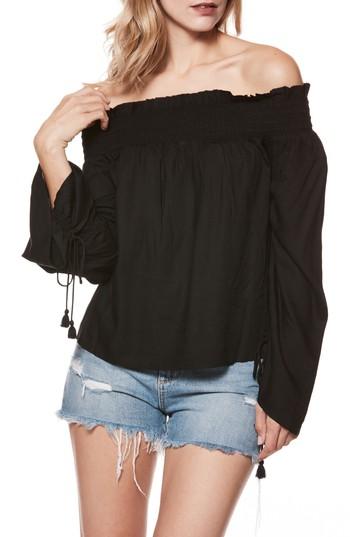 Women's Paige Cherita Off The Shoulder Top - Black