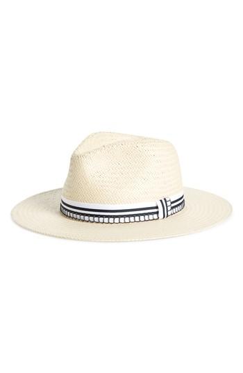 Women's Rag & Bone Packable Straw Fedora - Brown
