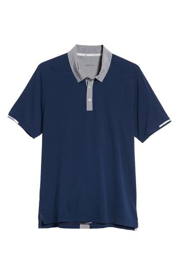 Men's Adidas Climachill Golf Polo - Blue