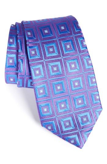 Men's Nordstrom Men's Shop Frame Diamonds Silk Tie