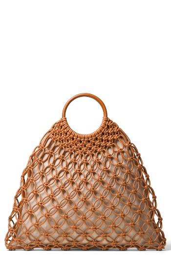 Michael Kors Cooper Woven Leather Tote -
