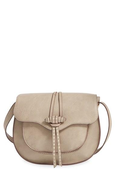 Steven By Steve Madden 'bbianca' Faux Leather Crossbody Saddle Bag