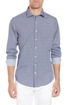 Men's Rodd & Gunn Beacon Point Fit Sport Shirt, Size Small - Blue