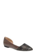 Women's Cole Haan 'amalia' Half D'orsay Skimmer Flat .5 B - Grey