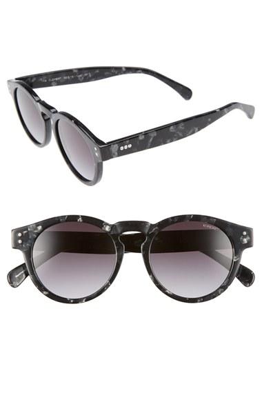 Women's Komono Clement 50mm Round Sunglasses -