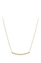 Women's David Yurman Paveflex Station Necklace In 18k Gold