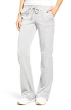 Women's Juicy Couture Del Rey Velour Track Pants - Grey